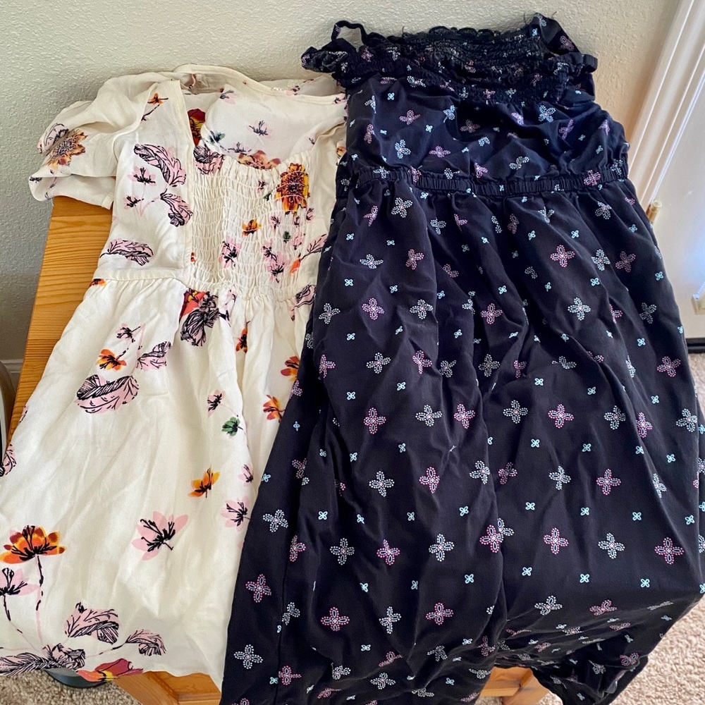 2 Romper Dress for Girl Size 10 . Sold Together